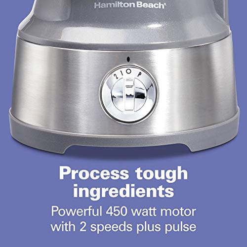 Hamilton Beach Food Processor & Vegetable Chopper for Slicing, Shredding, Mincing, and Puree, 10 Cups + Veggie Spiralizer makes Zoodles and Ribbons, Stainless Steel (70735)
