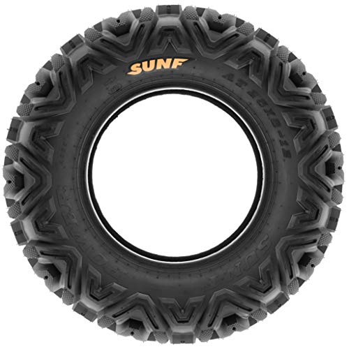 Set of 4 SunF Power.I 25x8-12 Front & 25x11-10 Rear ATV UTV all-terrain Tires, 6 PR, Tubeless A033