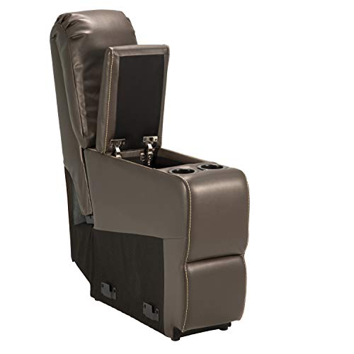 Thomas PAYNE-759233 Center Console - Seismic Series (Majestic Chocolate), 10" x 38" x 40"