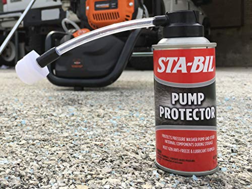 STA-BIL Pump Protector - Protects Pressure Washer Pump and Other Internal Components During Storage - Next Gen Anti-Freeze and Lubricant Formula, 4 oz. (22007-8PK)