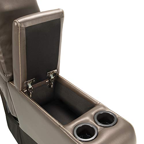 Thomas PAYNE-759233 Center Console - Seismic Series (Majestic Chocolate), 10" x 38" x 40"