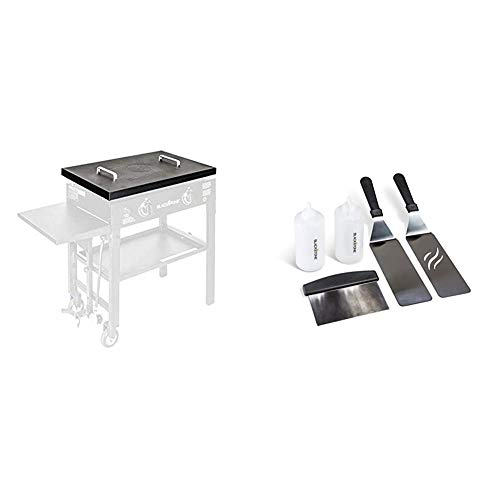 Blackstone 5003 28" Griddle Hard Cover, 28 Inch, Black & 1542 Griddle Accessory Tool Kit