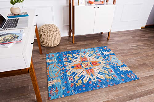 Anji Mountain Rug'd Collection Chair Mat For all Surfaces including Plush Carpets, 36 x 48-Inch, Las Cruces