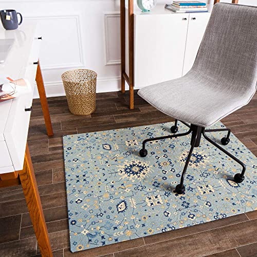 Anji Mountain Rug'd Collection Chair Mat For all Surfaces including Plush Carpets, 36 x 48-Inch, Tabriz