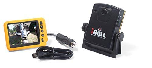 iBall Wireless Magnetic Trailer Hitch Car Truck Rear View Camera LCD Monitor
