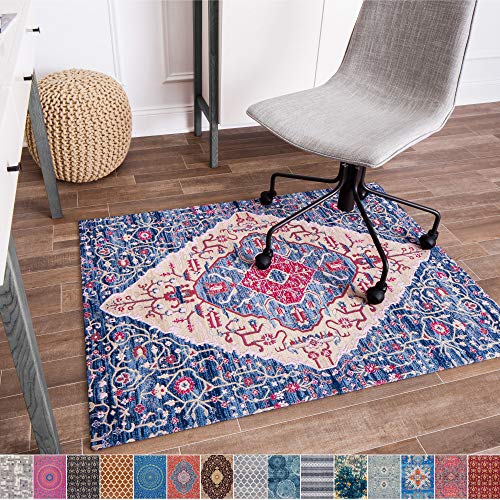 Anji Mountain Rug'd Collection Chair Mat for Hard Surfaces and Commercial Carpets, 36 x 48-Inch, Porto
