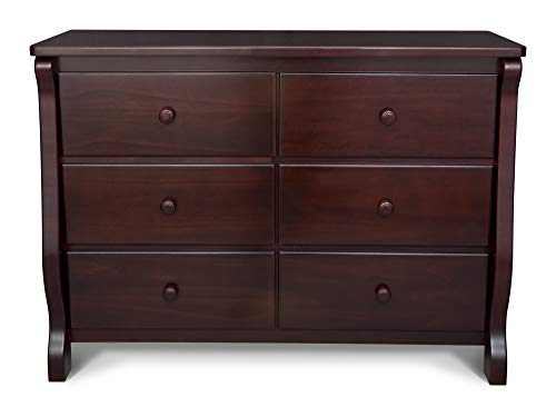 Delta Children Universal 6 Drawer Dresser, Espresso