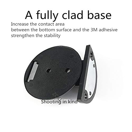 ZCKJ Door Stop with 3M Adhesive, Floor Mount Invisible Magnetic Door Stopper, Magnets Door Stops Wall Prop Hold Open Doorstop, Punch/no Punch, Used for Low Door Gap of 5-15mm, Black 2 Pack