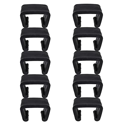 SUQ I OME 10 pack Outdoor Patio Rattan Wicker Furniture Sectional Module Sofa Chair Clip Fasteners Connectors, Suit for Tube Width 1.74 inches (Size S, 1.74 inches)