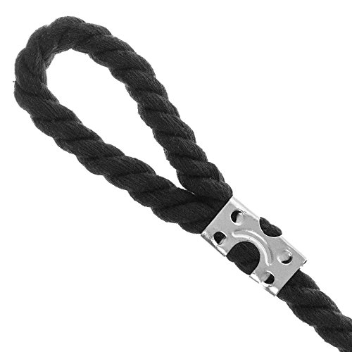 Heavy Duty Zinc Plated Double Rope Clamps Fits 3/8-inch, 1/2-inch, 5/8-inch and 1/4-inch Ropes Cords – Multiple Pack Sizes Available