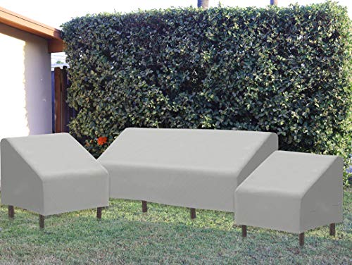 2 PK - SimpleHouseware Patio Lounge Deep-Seat Sofa Cover, 32 x 39 x 29 Inches