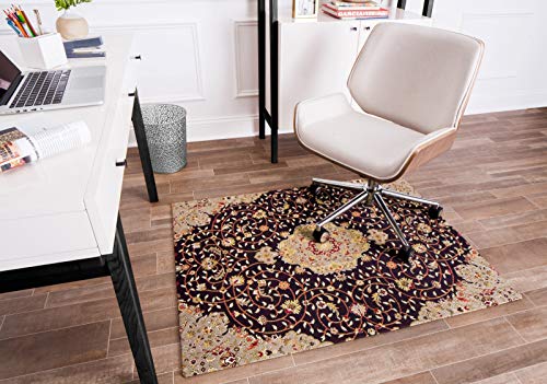 Anji Mountain Rug'd Collection Chair Mat for Hard Surfaces and Commercial Carpets, 36 x 48-Inch, Altamira
