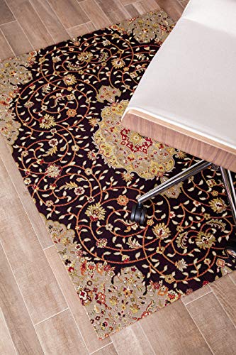 Anji Mountain Rug'd Collection Chair Mat for Hard Surfaces and Commercial Carpets, 36 x 48-Inch, Altamira