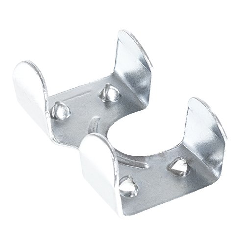 Heavy Duty Zinc Plated Double Rope Clamps Fits 3/8-inch, 1/2-inch, 5/8-inch and 1/4-inch Ropes Cords