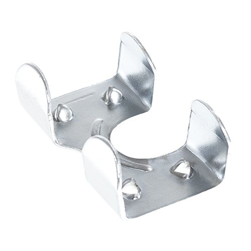 Heavy Duty Zinc Plated Double Rope Clamps Fits 3/8-inch, 1/2-inch, 5/8-inch and 1/4-inch Ropes Cords