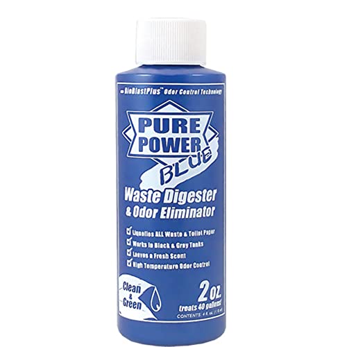 Valterra V23004 'Pure Power Blue' Waste Digester and Odor Eliminator - 4 oz. Bottle