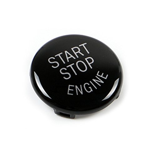 Arotom Black Car Engine Start Stop Switch Button Replace Cover For E Chassis BMW E60 E70 E71 E90 E92 (E Chassis (Black))