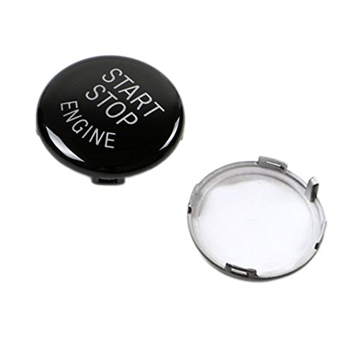 Arotom Black Car Engine Start Stop Switch Button Replace Cover For E Chassis BMW E60 E70 E71 E90 E92 (E Chassis (Black))
