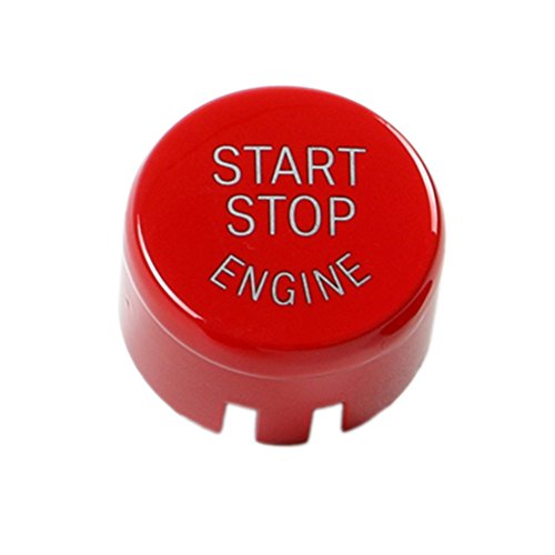 Arotom Red Car Engine Start Stop Switch Button with OFF Cover For BMW F Chassis 1 2 3 4 5 6 7 Series X1 X3 X4 X5 X6 F20 F21 F22 F30 F10 F11 F12 F01 F48 F25 F15 F16 G30 (F Chassis with OFF (Red))