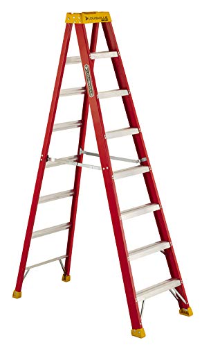 Louisville Ladder L-3016-08 300-Pound Duty Rating Fiberglass Stepladder, 8-Feet
