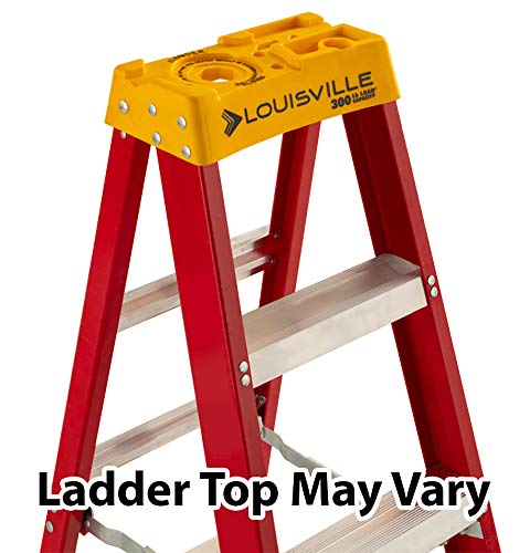 Louisville Ladder L-3016-08 300-Pound Duty Rating Fiberglass Stepladder, 8-Feet