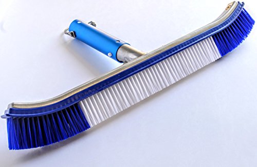 Pool Tool Holder and Organizer; Storage System for Brushes, Leaf rakes, Skimmers, Vacuum Head, and Other Telescopic Pole Cleaning Equipment attachments (3, ICY Blue)