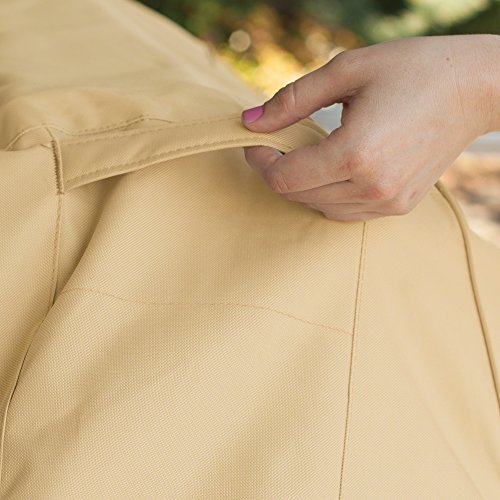 Classic Accessories 56-304-051501-EC Veranda V-Shaped Sectional Sofa Cover, X-Large, Pebble-Earth-Bark, Patio Furniture Covers