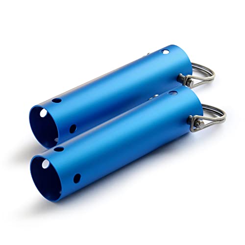 Pool Tool Holder and Organizer; Storage System for Brushes, Leaf rakes, Skimmers, Vacuum Head, and Other Telescopic Pole Cleaning Equipment attachments (3, ICY Blue)
