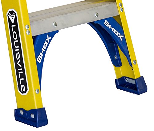 Louisville Ladder FS2005 Fiberglass Step Ladder, 5-Feet/250lb, Yellow