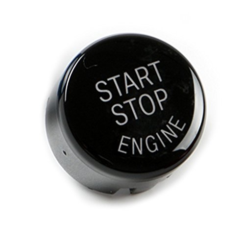 Arotom Black Car Engine Start Stop Switch Button with OFF Cover For BMW F Chassis 1 2 3 4 5 6 7 Series X1 X3 X4 X5 X6 F20 F21 F22 F30 F10 F11 F12 F01 F48 F25 F15 F16 G30 (F Chassis with OFF (Black))