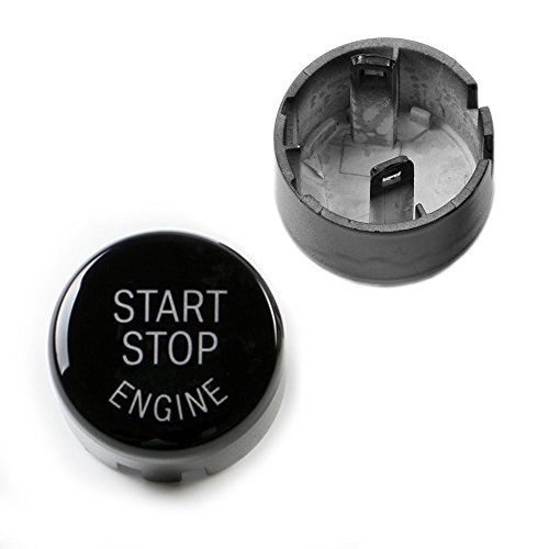 Arotom Black Car Engine Start Stop Switch Button with OFF Cover For BMW F Chassis 1 2 3 4 5 6 7 Series X1 X3 X4 X5 X6 F20 F21 F22 F30 F10 F11 F12 F01 F48 F25 F15 F16 G30 (F Chassis with OFF (Black))