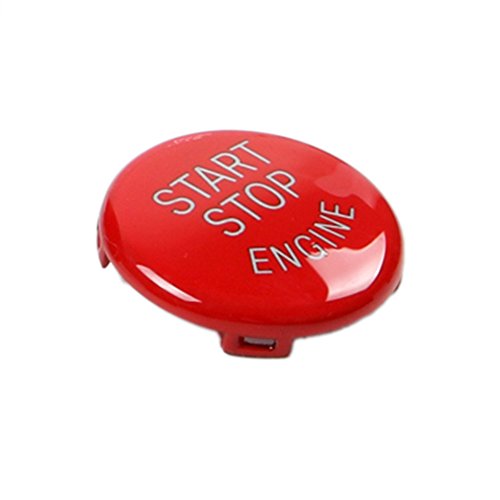 Arotom Red Car Engine Start Stop Switch Button Replace Cover For E Chassis BMW E60 E70 E71 E90 E92 (E Chassis (Red))