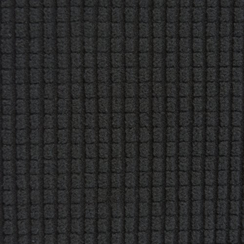 Easy-Going Stretch Loveseat Slipcover 1-Piece Sofa Cover Furniture Protector Couch Soft with Elastic Bottom for Kids Polyester Spandex Jacquard Fabric Small Checks (Loveseat, Black)