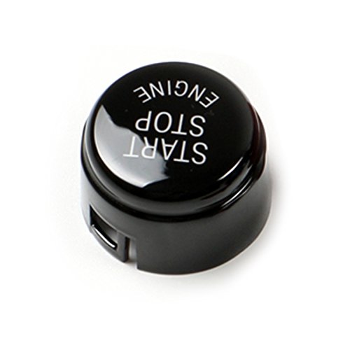 Arotom Black Car Engine Start Stop Switch Button without OFF Cover For BMW F Series 1 2 3 4 5 6 7 Series X1 X3 X4 X5 X6 F20 F21 F22 F30 F10 F11 F12 F01 F48 F25 F15 F16 (F Chassis without OFF (Black))