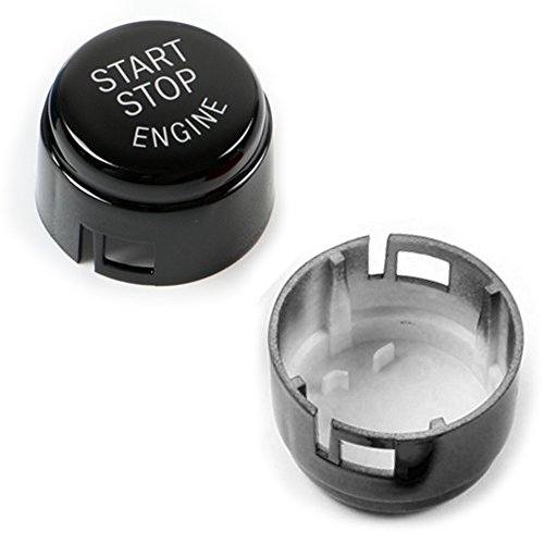 Arotom Black Car Engine Start Stop Switch Button without OFF Cover For BMW F Series 1 2 3 4 5 6 7 Series X1 X3 X4 X5 X6 F20 F21 F22 F30 F10 F11 F12 F01 F48 F25 F15 F16 (F Chassis without OFF (Black))