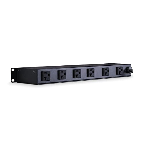 CyberPower CPS1220RM Basic PDU, 100-125V/20A, 12 Outlets, 15ft Power Cord, 1U Rackmount