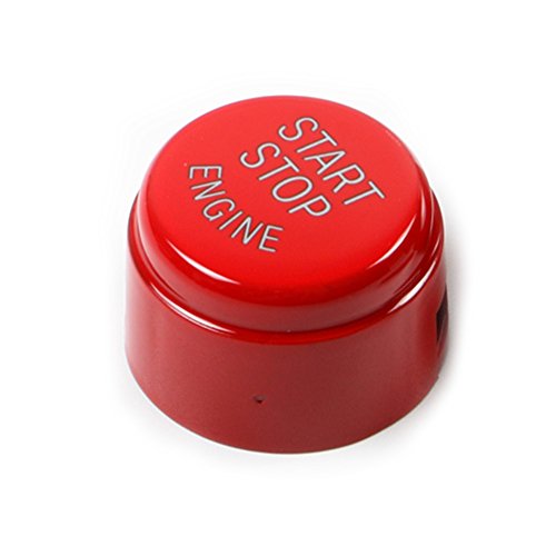 Arotom Red Car Engine Start Stop Switch Button without OFF Cover For BMW F Series 1 2 3 4 5 6 7 Series X1 X3 X4 X5 X6 F20 F21 F22 F30 F10 F11 F12 F01 F48 F25 F15 F16 (F Chassis without OFF (Red))