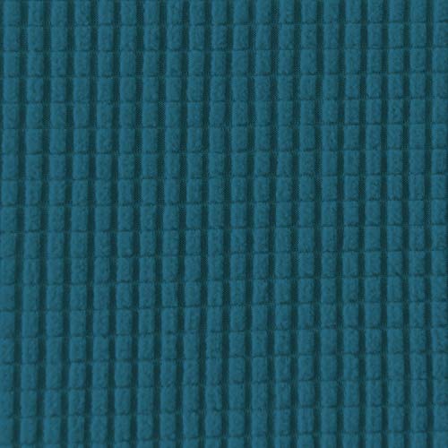 Easy-Going Stretch Loveseat Slipcover 1-Piece Sofa Cover Furniture Protector Couch Soft with Elastic Bottom for Kids Polyester Spandex Jacquard Fabric Small Checks (Loveseat, Peacock Blue)