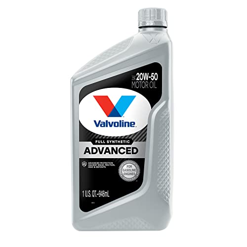 Valvoline Advanced Full Synthetic 20W-50 Motor Oil 1 Quart