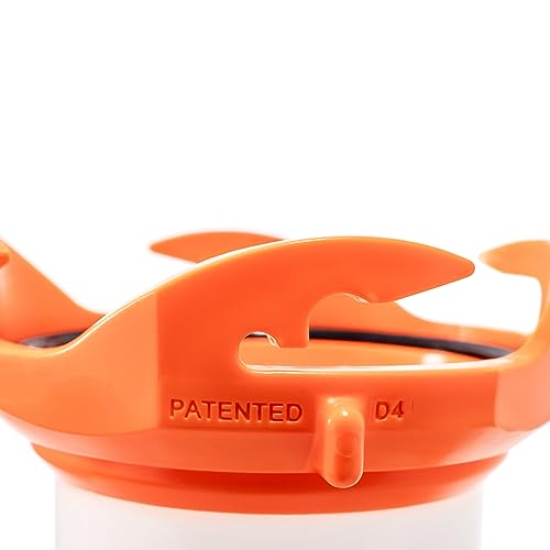 Camco RhinoFLEX RV Wye Sewer Hose Fitting with 360 Degree Swivel Ends | Allows for Two Sewer Hoses to Connect to the Same Dump Station | Ideal for Motorhomes (39812), Orange