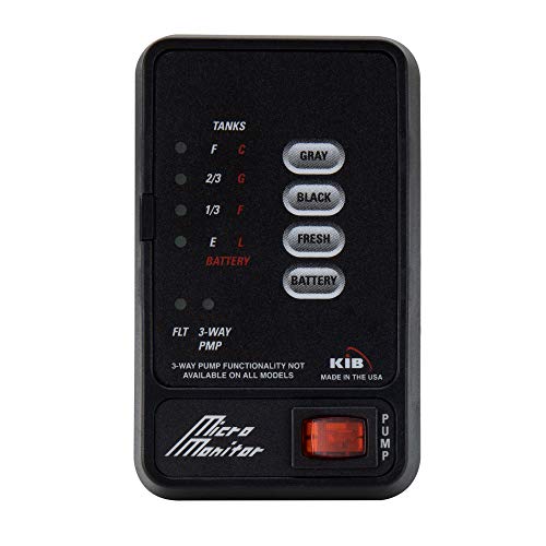 RecPro RV Tank Sensor Monitor Panel M21 | KIB Replacement | Panel Only | Level Sensor | Fresh Water or Holding Tank Level Sensor (Black)