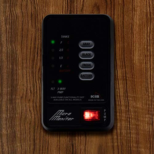 RecPro RV Tank Sensor Monitor Panel M21 | KIB Replacement | Panel Only | Level Sensor | Fresh Water or Holding Tank Level Sensor (Black)