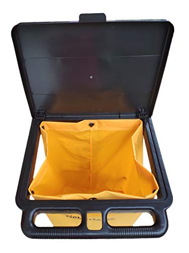 Simpli-Magic 79191 Janitorial Cart, Commercial, Yellow/Grey