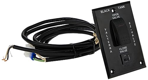 Valterra E1003VP EZ Valve 3" Electric Waste Valve System,Black