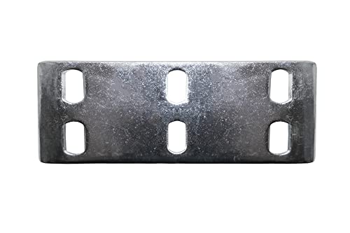 Shepherd Hardware 8735 Hard Rubber Spring Gate Caster with Universal Mount, 5-Inch Wheel, 220-lb Load Capacity, Black