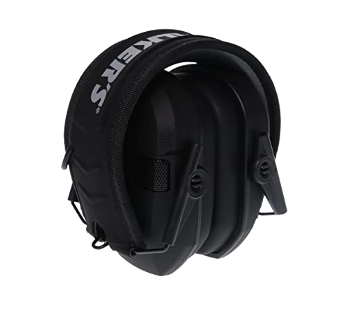 Walker's Razor Slim Electronic Muff, Black