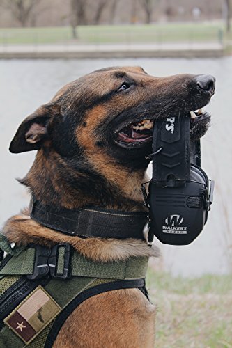 Walker's Razor Slim Electronic Muff, Black