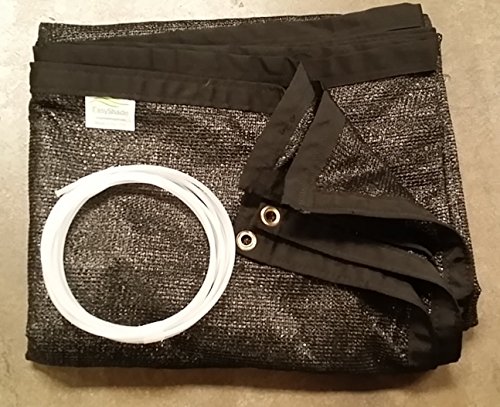 EasyShade RV Awning Sun Shade Panels Sun Blockers Awning Shade Cloth Black 10ft x 7ft Drop …