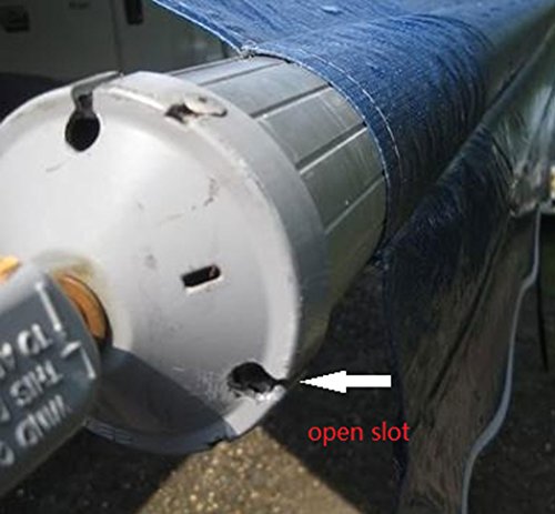 EasyShade RV Awning Sun Shade Panels Sun Blockers Awning Shade Cloth Black 10ft x 7ft Drop …