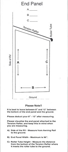 EasyShade RV Awning Sun Shade Panels Sun Blockers Awning Shade Cloth Black 10ft x 7ft Drop …